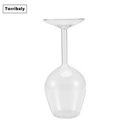 [Torribaly]Long Stem Upside Down Wine Glass Funky Stemmed Wine Glasses Upside Down Long Stem Wine Gl