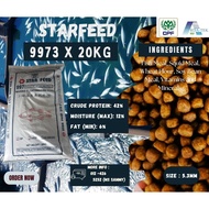 9973 (20KG) - HIQH QUALITY MARINE FEED (FLOATING) / HIGH PROTEIN FISH FEED / STARFEED BRAND