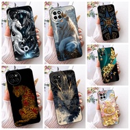 For ITEL S23 ‎Case S665L S665LN Cover Cool Dragon Tiger Cartoon Painted Soft Silicone Shockproof Cas