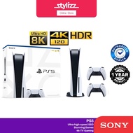 SONY PS5 PlayStation 5 Standard Edition | Disc / Digital Version | 825 GB | 1 Year Official Warranty | Malaysia Set