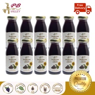 [ น้ำองุ่นชีราส Shiraz ขวดเล็ก x 12 ขวด ส่งฟรี ] PB Valley พีบี วัลเล่ย์ น้ำองุ่นเข้มข้น 100% ของฝาก