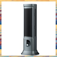 (TEFP) Desktop Bladeless Fan Silent Table Tower Fan Portable Air Conditioner USB Rechargeable 3 Spee