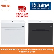 Rubine Vanity Cabinet 50cm / 60cm Stainless Steel RBF-1154D1 BK / RBF-1154D1 WH / RBF-1164D1 BK / RBF-1164D1 WH