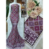 KAIN PASANG, SB LINE SONGKET PRINTED EXCLUSIVEBIDANG 45"/4 METER