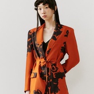 【印花】新中式復古中國風 真絲休閒西裝外套