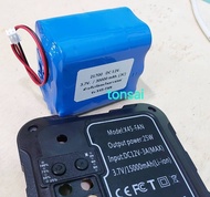 แบตเตอรี่พัดลมแค้มป์ปิ้ง MOVABLE FAN X40-45 FAN แรงดันไฟ 12v 30000 mAh แบตลิเธียม ขนาด 21700 .ใช