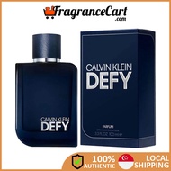 Calvin Klein Defy Parfum for Men (100ml) [Brand New 100% Authentic Perfume FragranceCart] Eau de Parfum CK Man Dark Blue