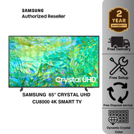 Samsung 65 lnch LED (UA65CU8000) 4K UHD Smart TV with Crystal Processor 4K UA65CU8000KXXM