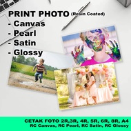 Print photo, photo paper Canvas, Pearl, satin, Glossy (print only) 2R 3R 4R 5R 6R 8R A4