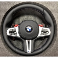 BM F10 F30 G20 G30 M-Sport Steering Wheel come with Carbon Paddle Shifter Red M1M2 Button and Airbag
