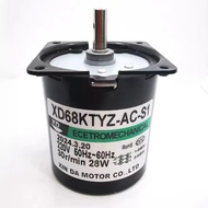 XD68KTYZ 220 V kleiner Wechselstrommotor, niedrige Geschwindigkeit, reversibler Permanentmagnet-Sync