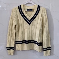 Women's V-Neck Casual Preppy Fall/Winter Sweater