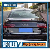 FOR Accessories New Spoiler Audi A6 C7 2011-18 High Quality ABS Material Car Trunk Lip Wings Tail Sp