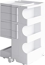 Miyatake Seisakusho WG-H004 WH Multi-Wagon, Pluna, 4 Sided Storage Wagon, with Casters, Push Type, S