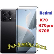 Full Screen Tempered Glass for Xiaomi Redmi K70 Pro K70E K70Pro