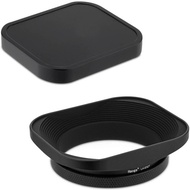 Haoge 52mm Screw Metal Square Lens Hood for Nikon NIKKOR Z 40mm f/2, Z 28mm f/2.8, Z 28mm f/2.8 (SE)