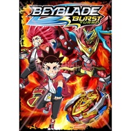 Baju Cool Beyblade Burst Turbo Original Creation Printing Tshirt Valt Aoi Aiger Akabane Shu Kurenai 