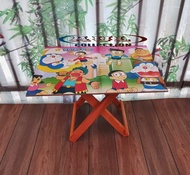 meja belajar anak doraemon/ meja lipat karakter doraemon