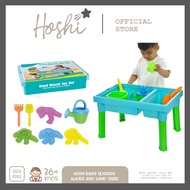 Hoshi Baby Sensory Water and Sand Table with Sand Mold and Shovel ,Sensory Play for Toddlers, 36Mos+