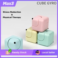 Macaron Color Square Decompression Cube Finger Fidget Gyro Desk Decompression Toys For Kids Adult