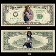 Sailor Moon Memorial Coupon 10 USD non-circulating ornamental bills, new personal collection美少女战士纪念券