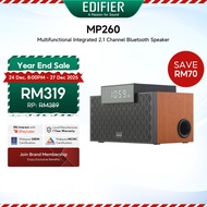 Edifier MP260 Integrated 2.1 Channel Bluetooth Portable Speaker with Built-in Clock Alarm Function