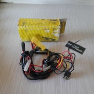 Cable assy set 3 relay lamp H 4 H4 brand galaxy universal cable H-4 h4 relay cable relay set 3 relay
