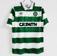 89/91 Celtic Home Retro Football Jersey Soccer Shirt S-XXL