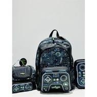 beg sekolah murah beg sekolah Australia Smiggle Children's Schoolbag Black Gamepad Cartoon Cute Burd