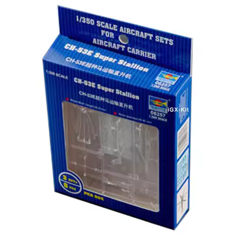 Trumpeter 06257 1:350 Scale US Sikorsky CH-53E Super Stallion Transport Helicopter Military Plastic 