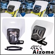 LED Supermoto Headlight Motorcycle Headlamp Head Light For FE 250 FE 350 FE 450 FE 501 TE 150 250 30