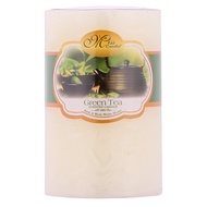 Round scented Candle D5H8 Miss Candle FTRAMART EDC0511 5 x 8 cm (Light yellow, green tea scent)