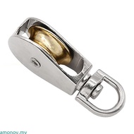 amonoy Durability Wire Rope Pulley Smooth Operation Swivel Pulley Pulley Block Rollers