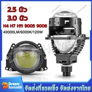 เลนส์ไฟหน้ารถยนต์ LED 3.0 นิ้ว Bi-LED โปรเจคเตอร์6000K Hella 3R G5หลอดไฟหน้ารถยนต์ชุดติดตั้งชิป LED