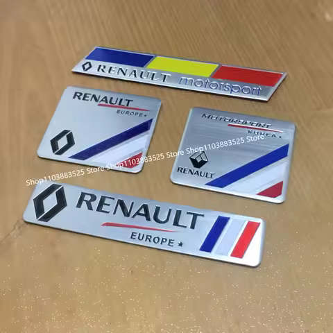Car Pasted Emblem Badge Sticker for Renault Captur PARLS PREMIERE RS GT Clio 4 Fluence Megane Trafic