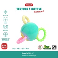 IQ Angel Manhattan 3 Teether Rattle Toy / Baby Teether Toy
