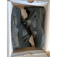 Air Jordan 4 Black Cat Kasut Bola Keranjang Lelaki Dan Wanita AJ4 Sneakers Kasut Sukan AJ CU1110-010