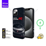 Honda Civic Type R Phone Case for iPhone 17 Pro Max / iPhone 16 Pro Max / 15 / 14 / 13 Protective Ca
