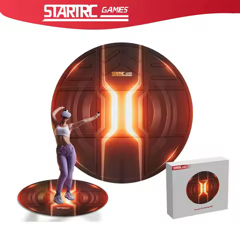 Universal 100cm VR Mat Foldable for PSVR2/Oculus/Meta Quest 2 3/Pro VR Game Motion Simulation PU Ant