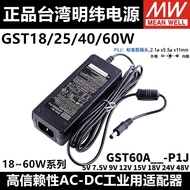 GST Mingwei 12V 24V 18/25/40/60 Adapter A12/A24 Switching Power Supply-P1j 2a/5A GS