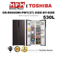 TOSHIBA (623L/620L/530L) Side By Side Inverter Fridge Refrigerator GR-RS682WE GR-RS780WI GR-RS600WI