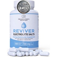REVIVER Superior Absorption Electrolyte Pills - Salt Tablets for Runners & Fasting Electrolytes Supp