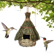 Straw Bird House Handmade Bird Cage Garden Decoration Bird House Creative Ecological Bird House