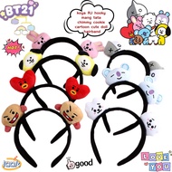 BT21 koya RJ Shooky Man Tata Chimmy Cooky Creative Cartoon Cute Doll Headband Secondary Animation Pe