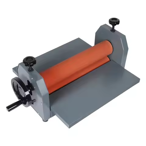TK390 Manual Cold Laminating Machine Desktop Photo PVC Cold Laminator