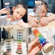 Wooden Rain Sound Shaker For Kids Imitation Educational Instrument Entertainment