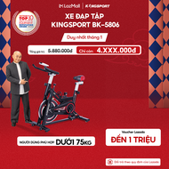 [Miễn phí lắp đặt] Xe đạp tập KINGSPORT BK-5806 bánh đà 6kg khả năng kháng lực cao tích hợp đồng hồ 