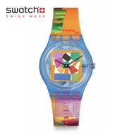 Swatch Gent MATISSE'S SNAIL SO28Z127 Multicolored Silicone Strap Watch