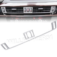 Carbon Fiber Real Central Control Air Outlet Frame Patch Suitable For 14-18 X5 X6 F15 F16