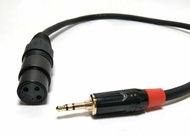 XLR to 3.5mm Adapter Cable XLR Female to .3.5mm (1/8 inch) Stereo Microphone Cable Connector